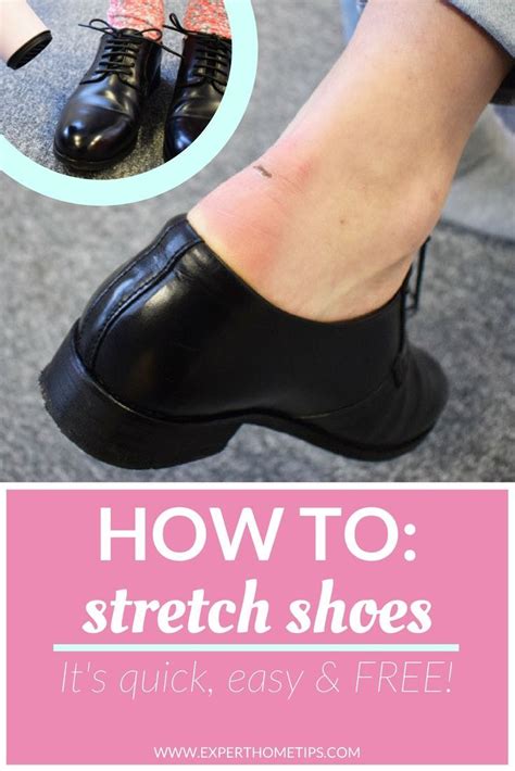 how to widen fake leather shoes|stretching shoes too tight.